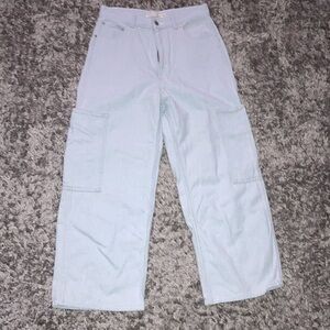 Levi’s high waisted wide leg crop jeans Sz 28 baggy